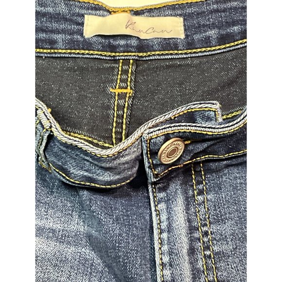 KanCan Skinny Denim Blue Jeans Zip front pockets Size 13 - Picture 2 of 7